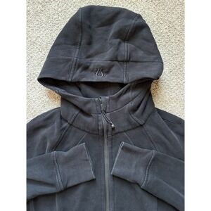 Lululemon Scuba Hoodie Hoody Jacket Black‎ Full Zip Women's Size 8 Medium M